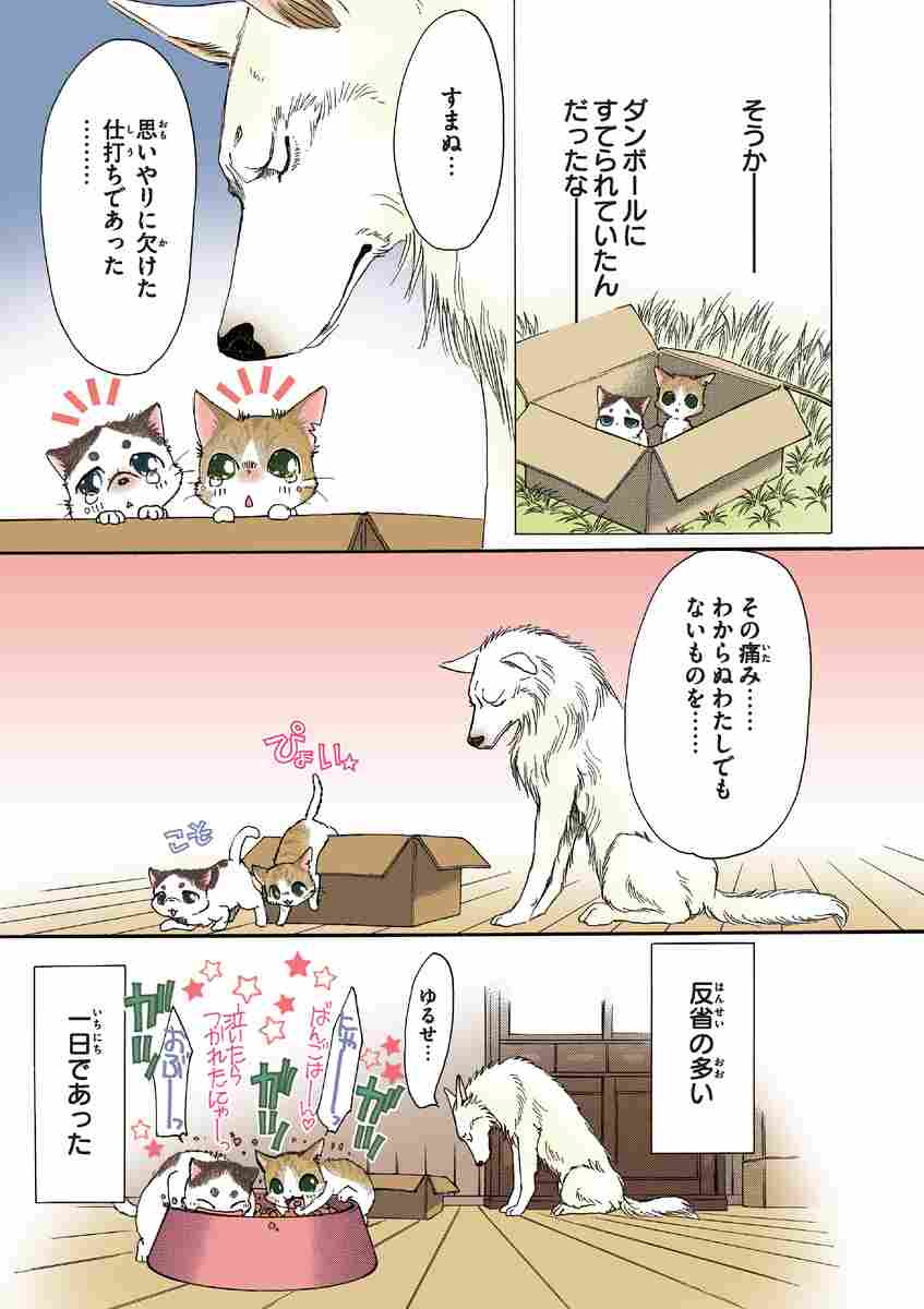 うちの犬が子ネコ拾いました 第１巻 竜山さゆり 試し読みあり 小学館コミック